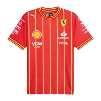 Scuderia Ferrari Carlos Sainz 2024 Soccer Jersey
