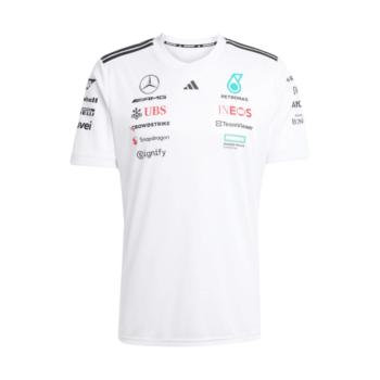 Mercedes AMG Petronas 2025 T-Shirt Blanc
