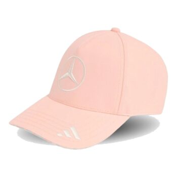Casquette Mercedes F1 Lifestyle Rose Pâle