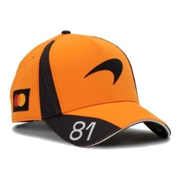 Casquette McLaren Oscar Piastri #81 Papaya 2026