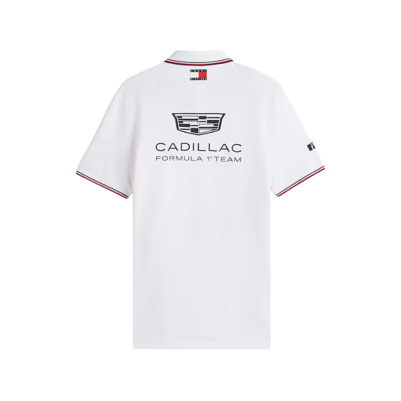 Polo Cadillac F1 Tommy Hilfiger F1 2026 Blanc – Image 2