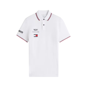 Polo Cadillac F1 Tommy Hilfiger F1 2026 Blanc