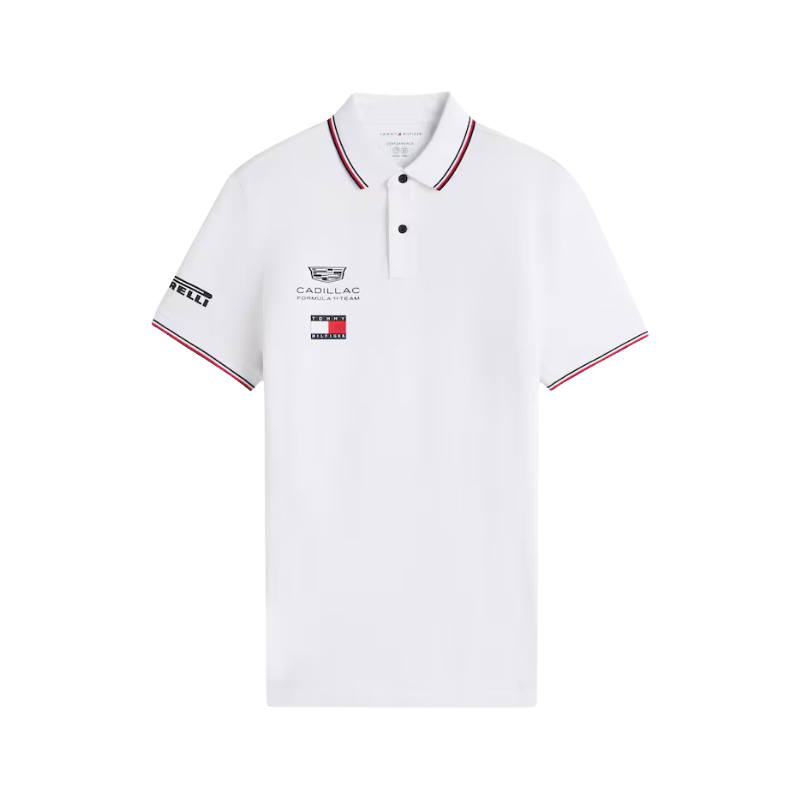 Polo Cadillac F1 Tommy Hilfiger F1 2026 Blanc