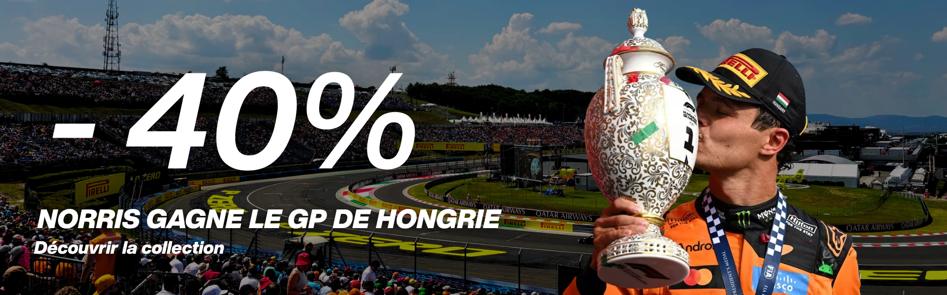 Norris victoire GP Hongrie - Collection McLaren