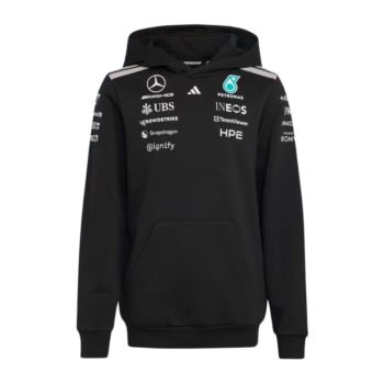 Mercedes AMG Petronas F1 2026 Black Hoodie