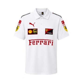 Polo Scuderia Ferrari F1 2026 Blanc