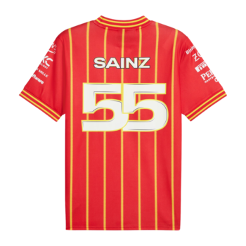 t shirt ferrari sainz 55 softariat 2024 dos